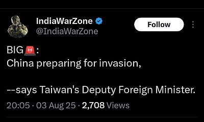 The big game has started. It would not lead to the fabled WWIII. But it is going to shift the balance of power in which Uncle Sam is no longer lonely at the top. Uncle Trump just chose to harass Russia, and that created two opportunities. One, China is ever on the Taiwan quest. With Uncle Sam getting involved with bullying his arch-rival in the iconic international politics, 'maybe it is time to take our chance on Taiwan' , says China. 'A good idea. Do that to create two theatres of war for the nasty Uncle Sam in the north America', Russia urges China.  It seems POTUS Trump is new to superpowersm. So it is tickling him. Happiness is an emotion. There is no room for emotion in politics generally, and in international politics, especially. You don't joke nor play with power. You don't tinker with nuclear power because you have it, and you believe you are superior with it. Both the possibilities and eagerness of China to take or retake Taiwan are hinted at in the book 